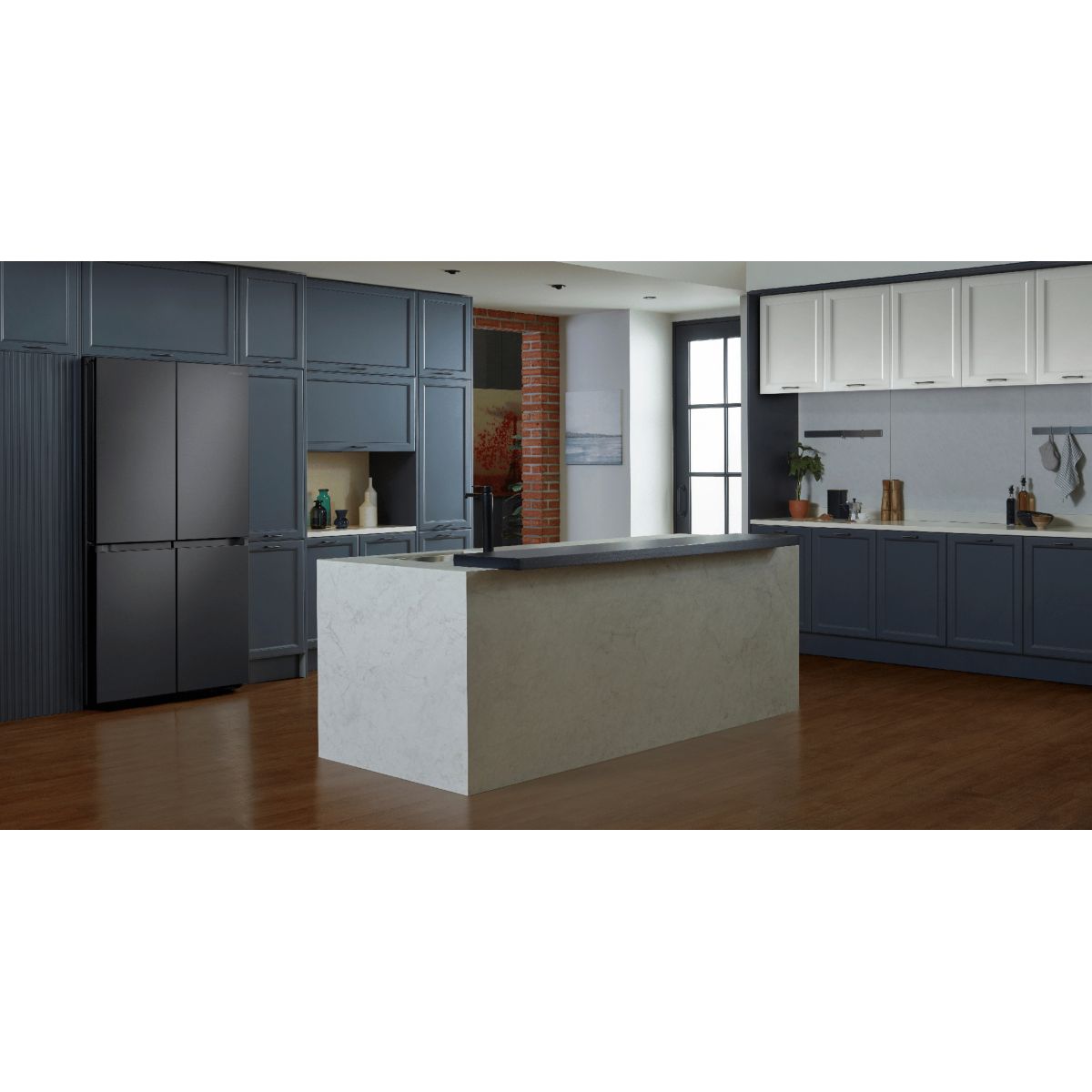 Réfrigérateur multi portes RF65DG960ESG anthracite, SAMSUNG
