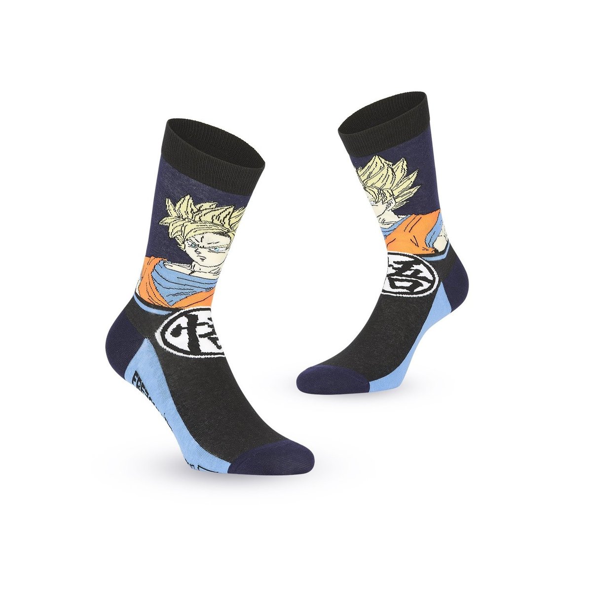 Lot De 4 Chaussette Dragon Ball Z Coton noir/rouge/orange/gris/jaune, FREEGUN