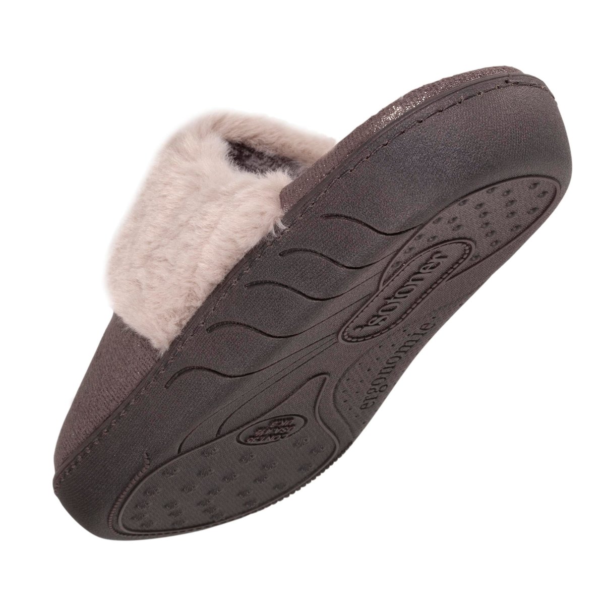 Chaussons Mules gris, ISOTONER