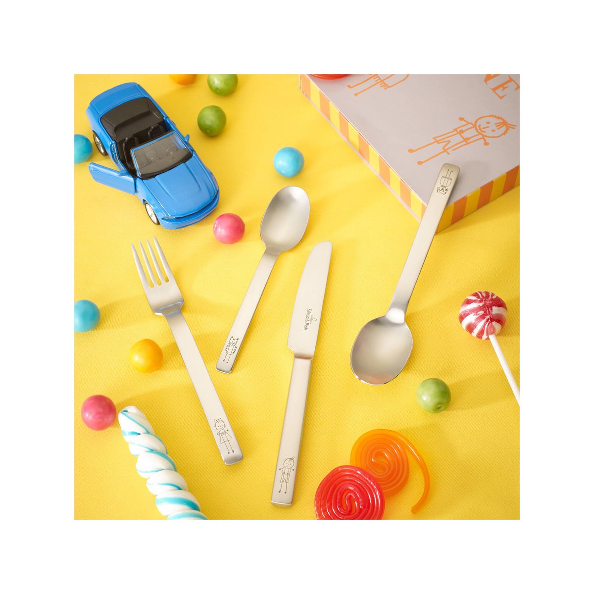 Couverts Enfants 4Pcs KID'S DINING argent/platine, VILLEROY & BOCH