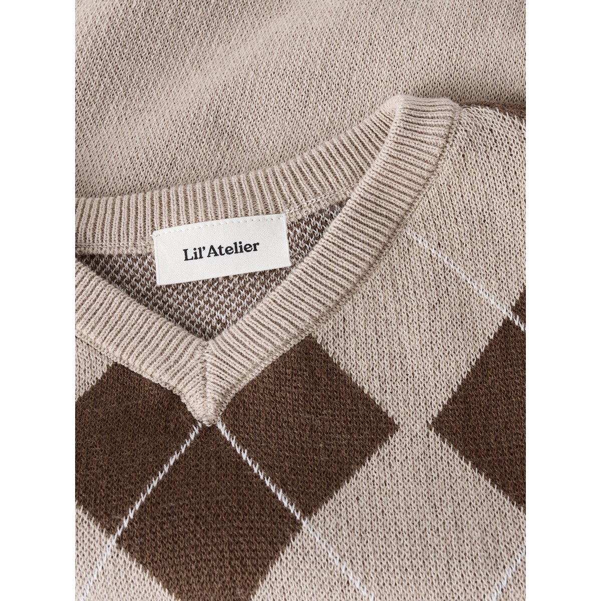 Gilet Tricoté gris - white pepper1, NAME IT