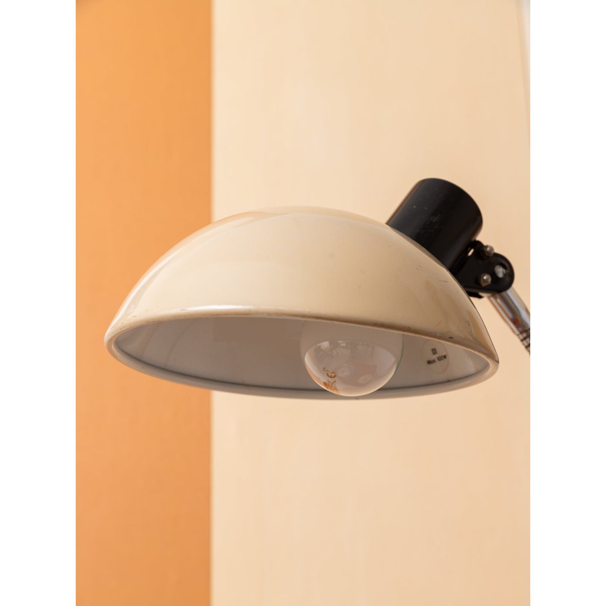 Lampe de bureau Sarlam industrielle Julia N°1066 - Bon état beige, DEBONGOUT