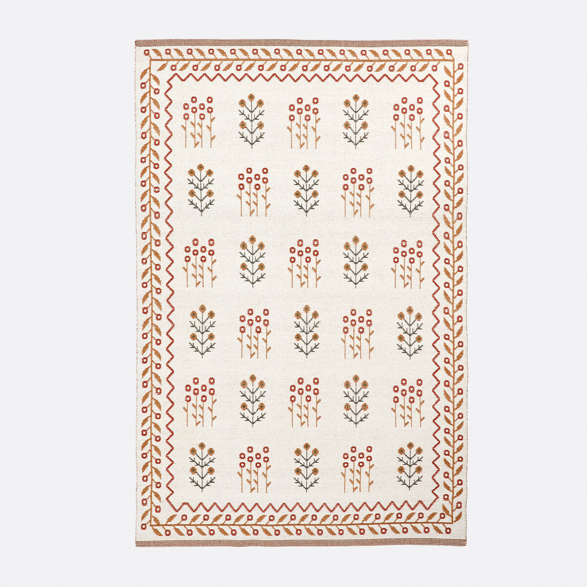 Tapis tissé plat, 77% laine, JUSTIN multicolore, LA REDOUTE INTERIEURS