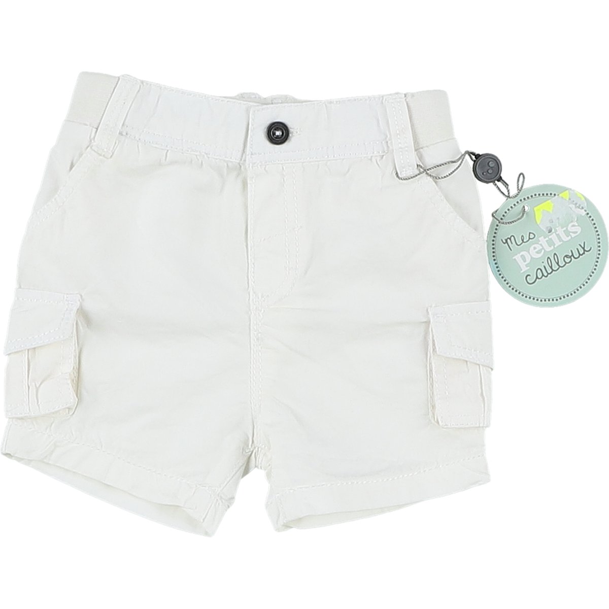Short - Très bon état blanc, MES PETITS CAILLOUX
