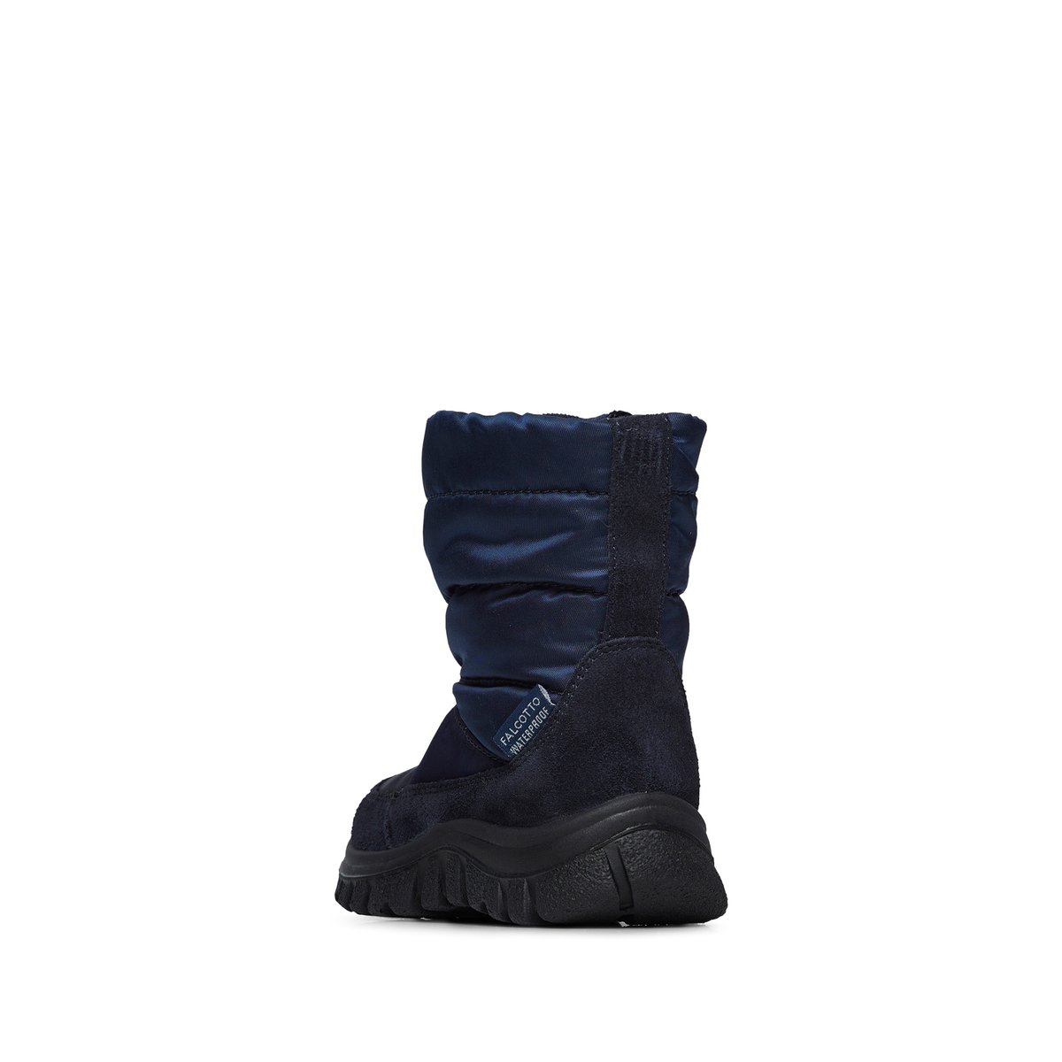 Bottes en suède et tissu POZNURR 3 WP marine, FALCOTTO