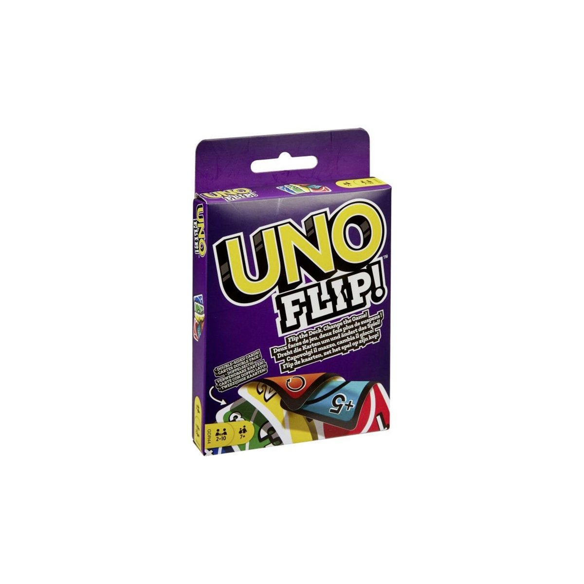 Uno Flip Jeu de société multicolore, MATTEL