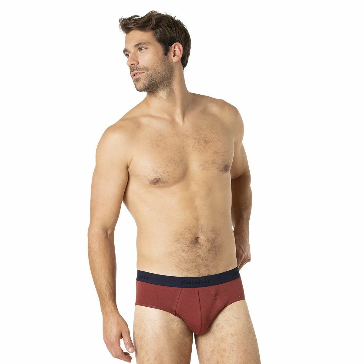 Set van 2 slips terracotta + marine, EMINENCE