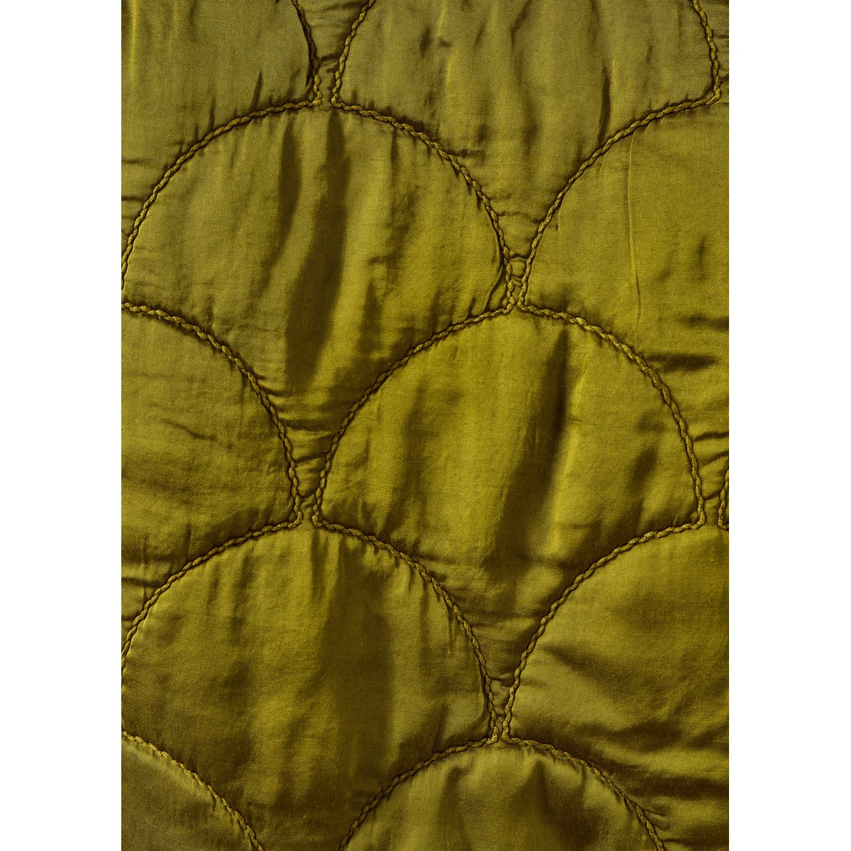 Veste matelassée manches longues col rond olive, LA FEE MARABOUTEE