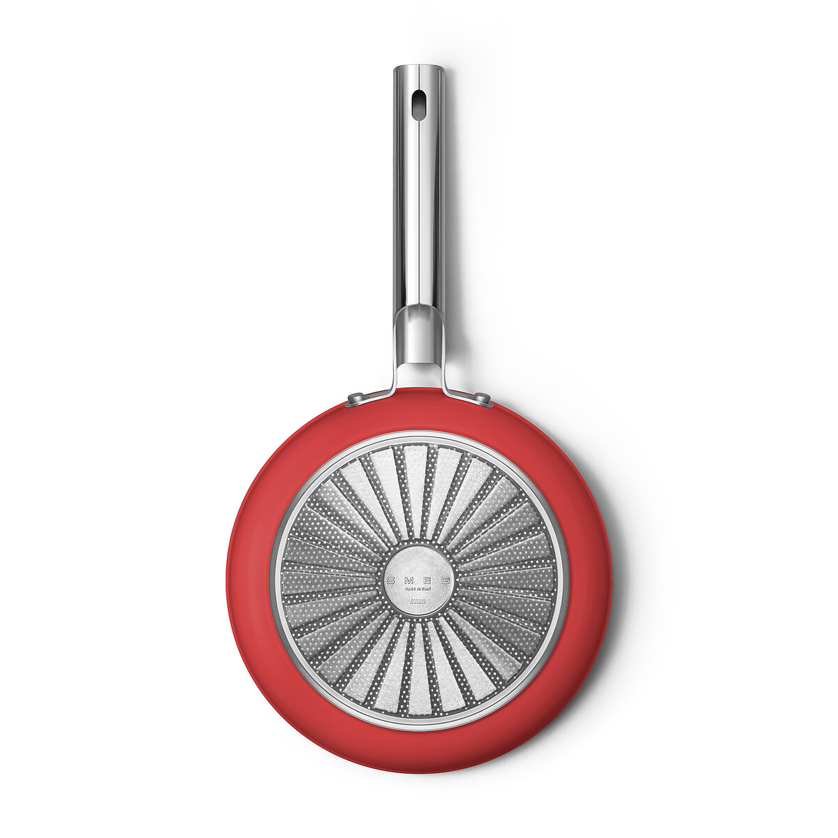 Poêle Années 50 rouge mat, SMEG