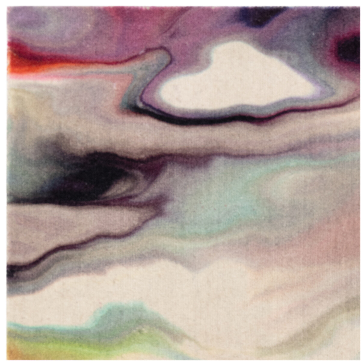 Watercolour Effect Impression Rug in 100% Wool multi-coloured, SO'HOME