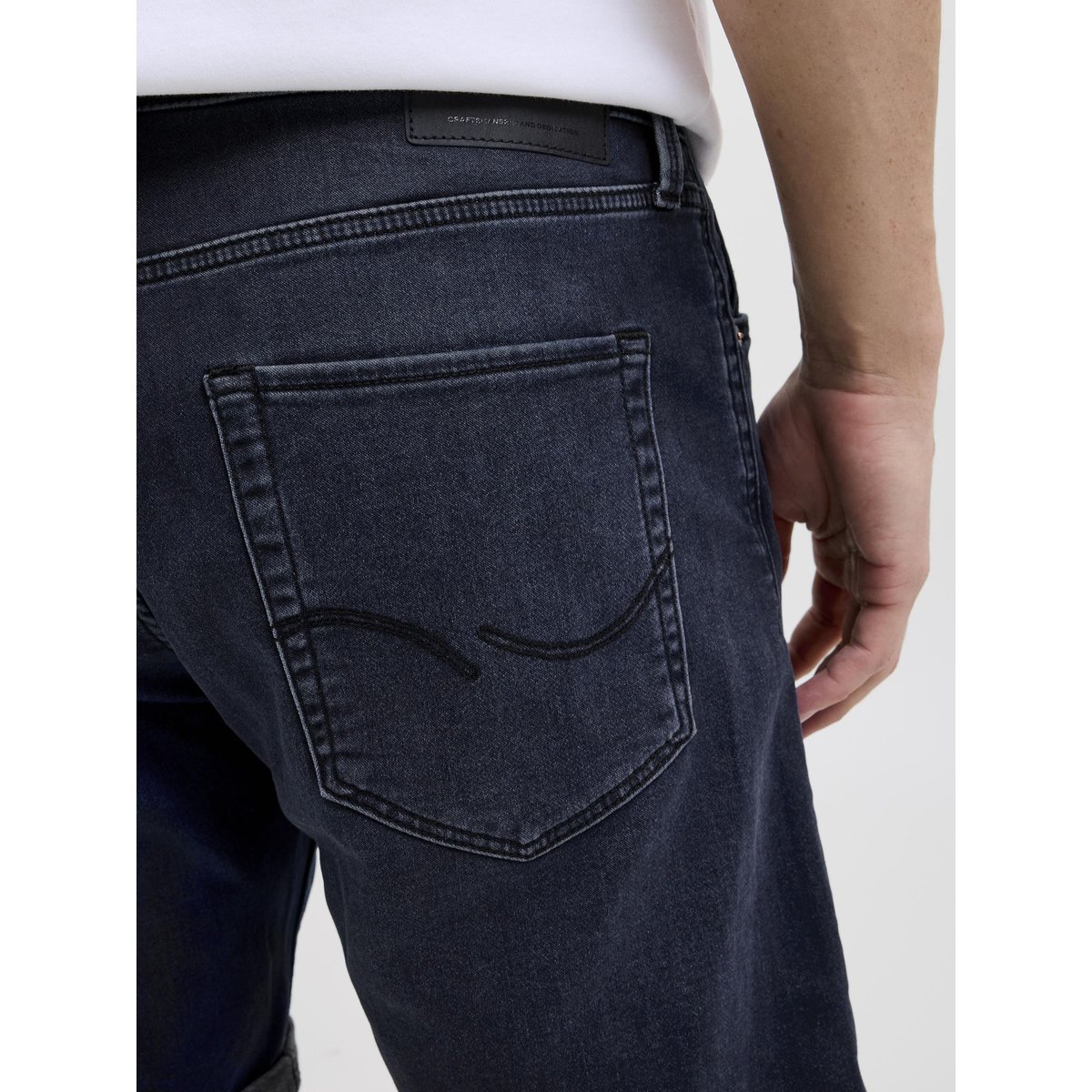 Short Coupe Classique blue denim, JACK & JONES