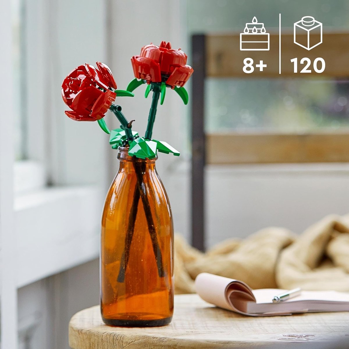 Les rosesSet de fleurs rouge, LEGO