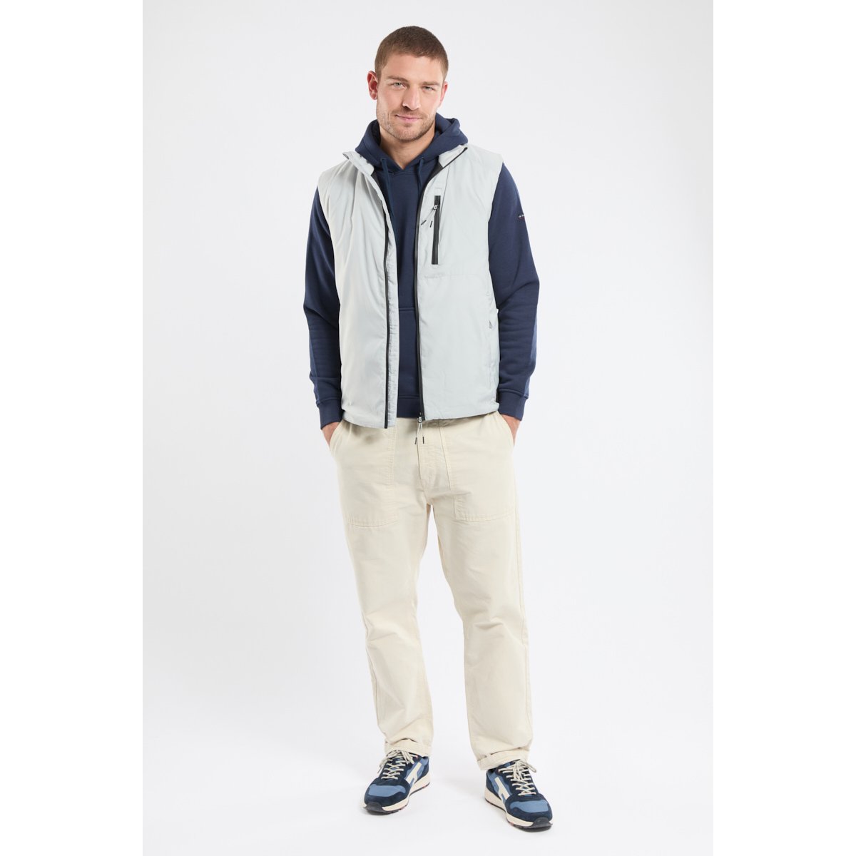 Blouson sans manches en Thermolite® HASKEY granit, BERMUDES
