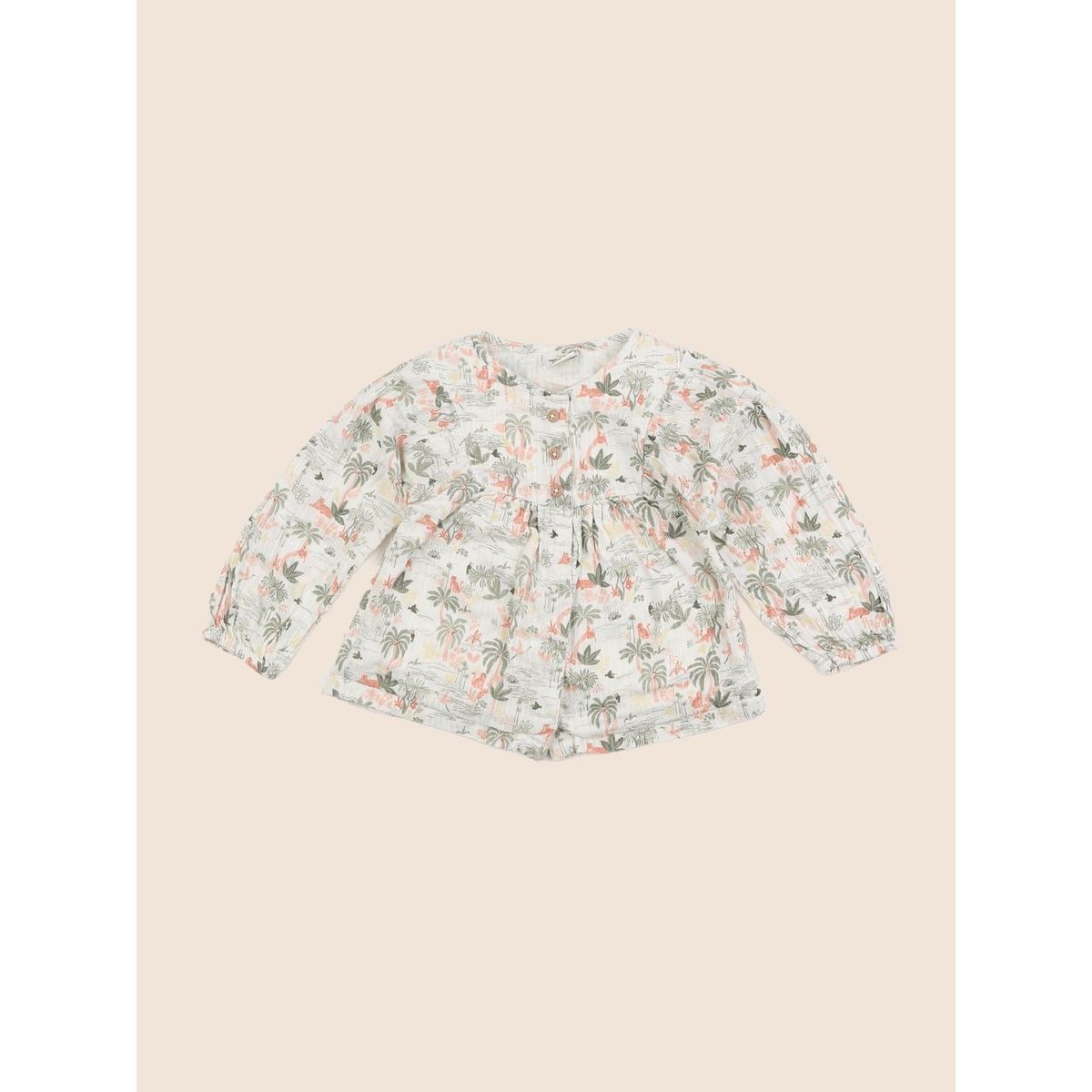 Blouse - Très bon état beige, vert, TAPE A L'OEIL