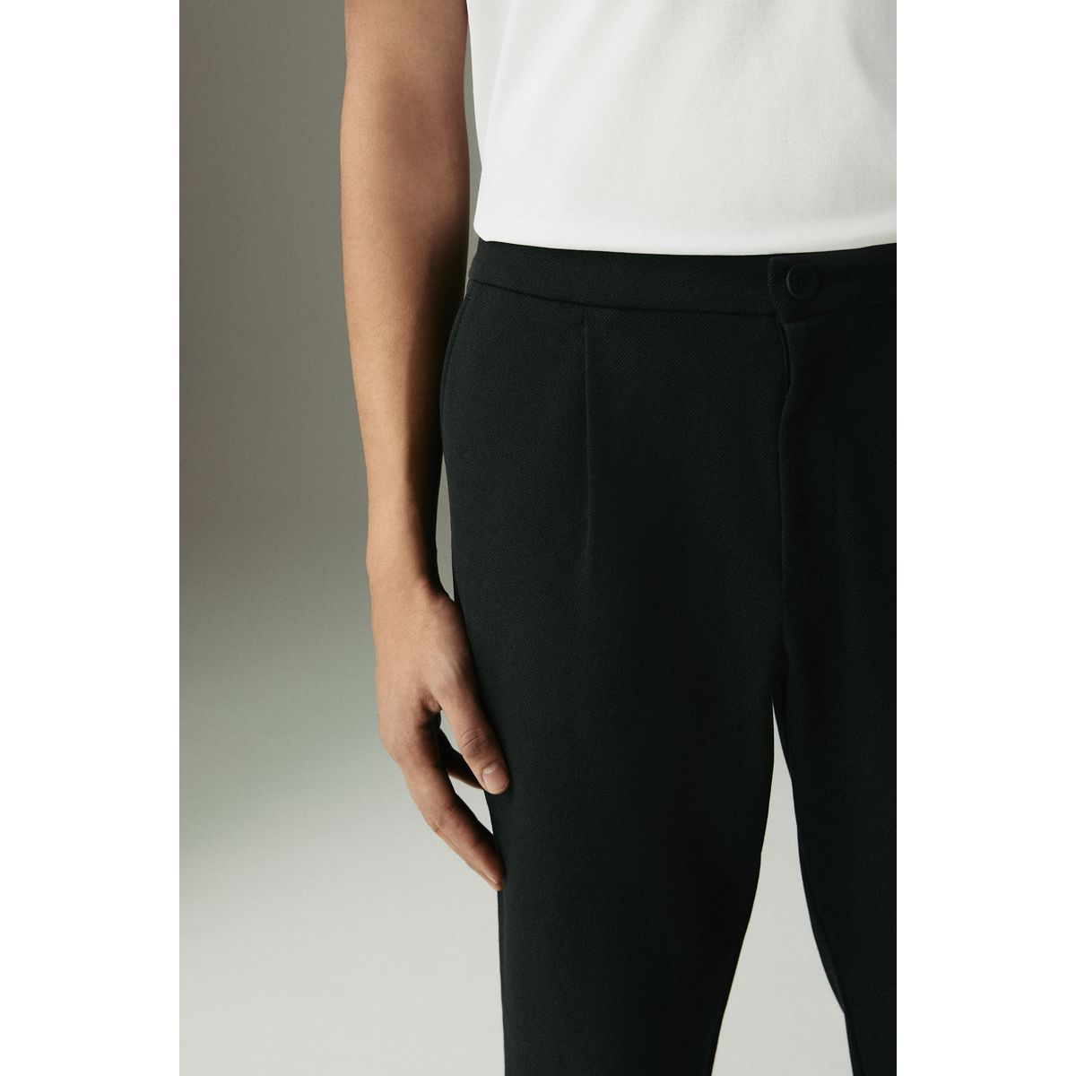 Veste-chemise en jersey et pantalon, 2 pièces noir, NEXT