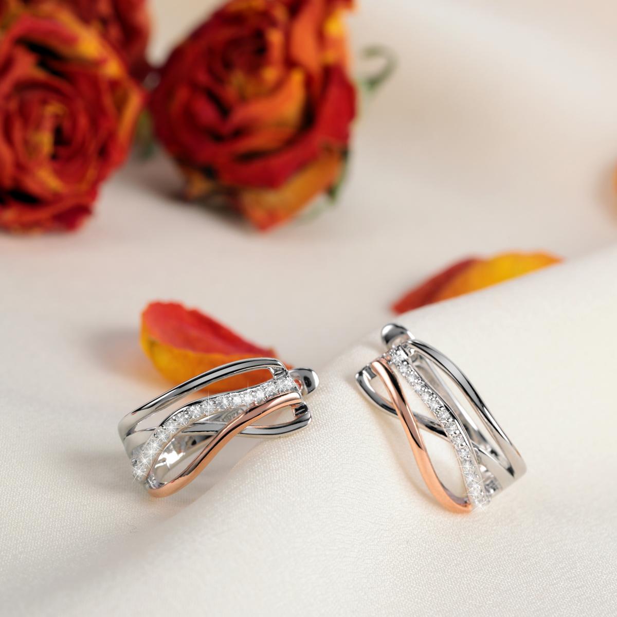 Boucles D'oreilles En Argent 925 Rosaline argent, BLUESPIRIT
