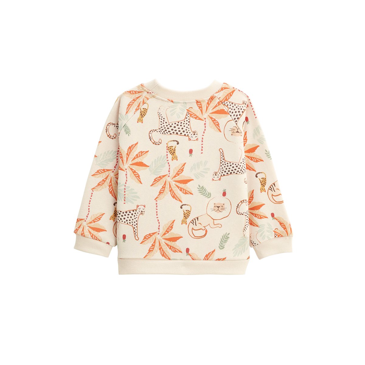 Ensemble enfant sweat et pantalon en gaze de coton Tango marron, PETIT BEGUIN