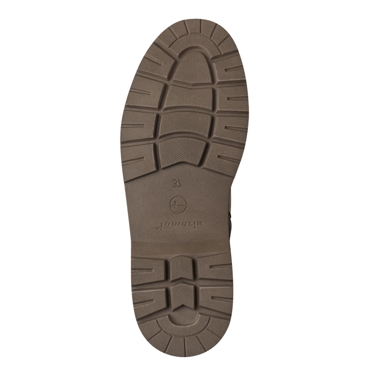 Bottine en cuir marron taupe, TAMARIS