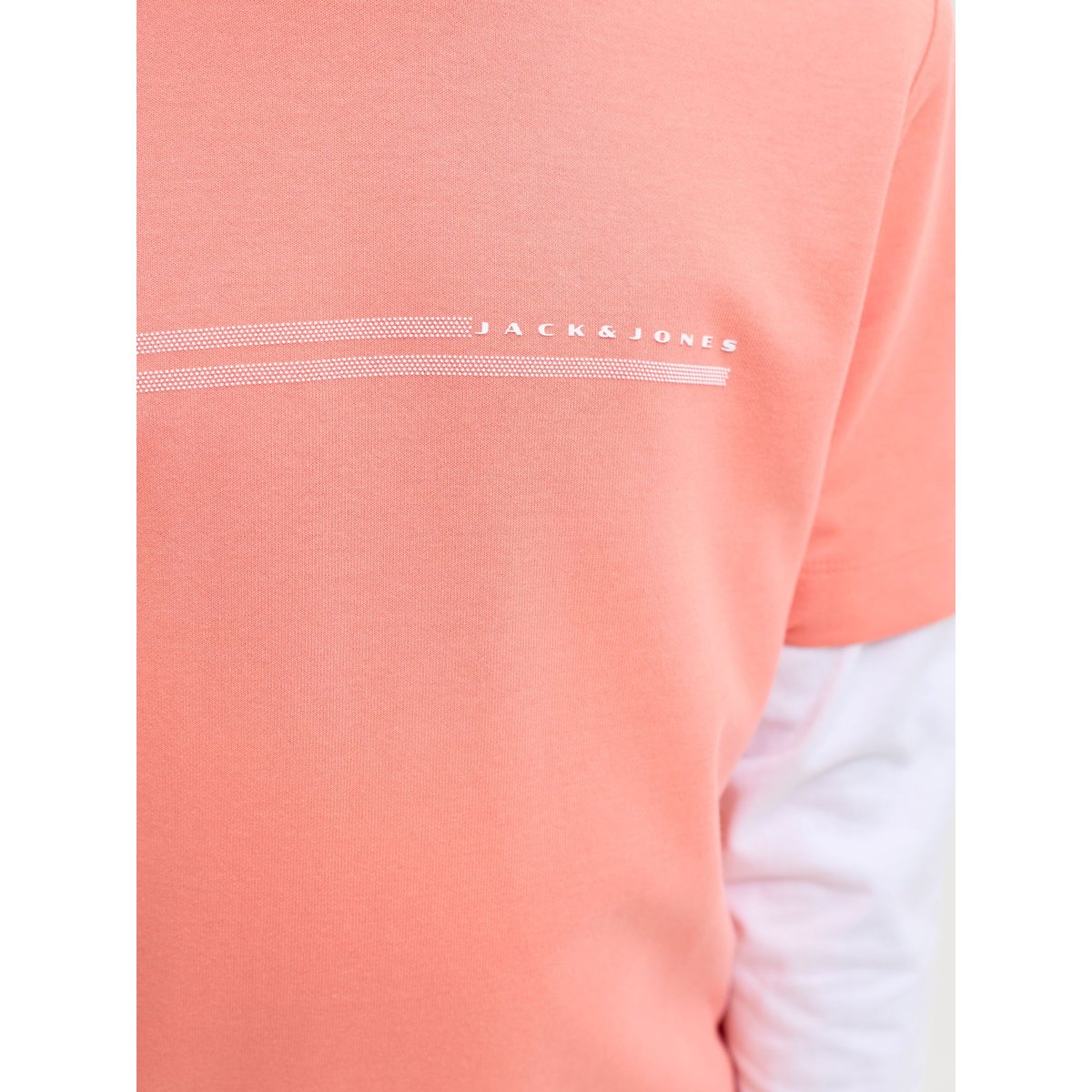 T-Shirt persimmon, JACK & JONES JUNIOR