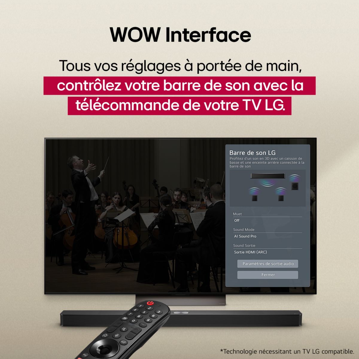 Barre de son S77TY couleur unique, LG