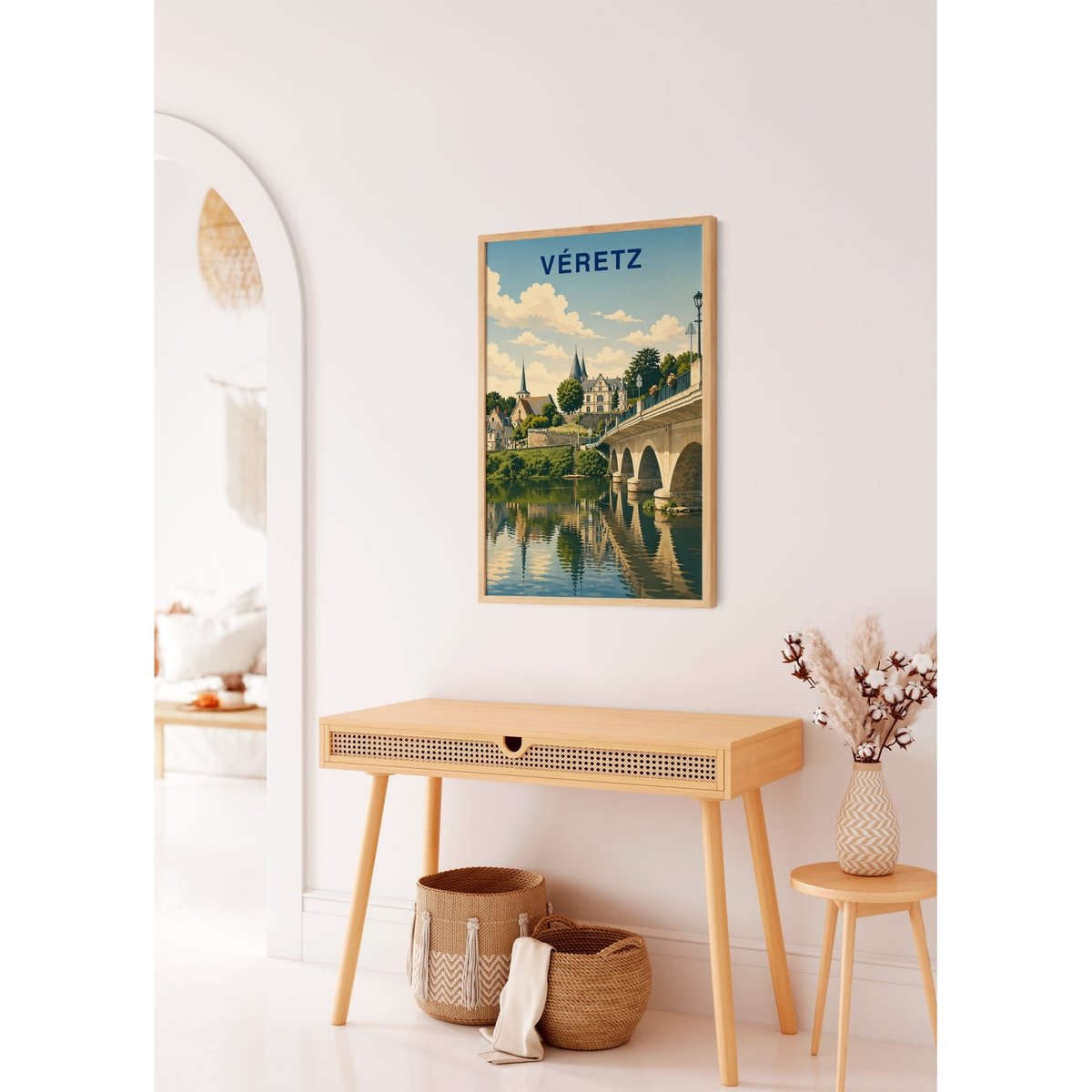 Affiche Véretz blanc, L'AFFICHERIE