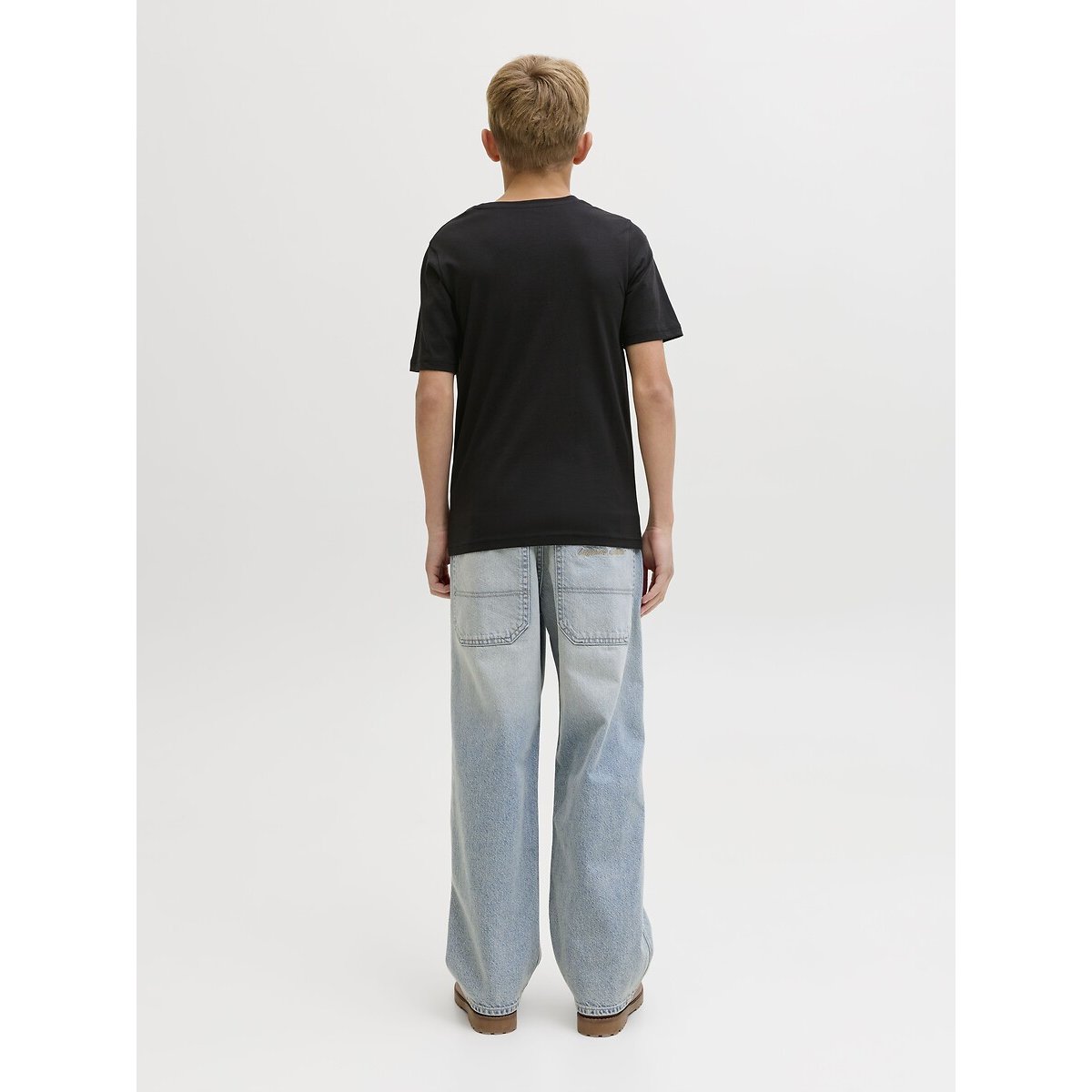T-shirt maniche corte nero , JACK & JONES JUNIOR