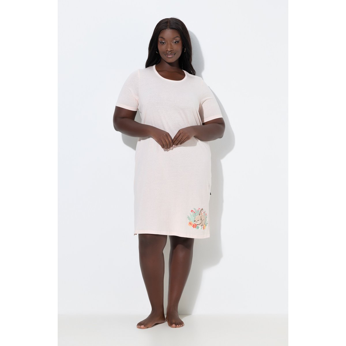 Lot de 2 grands t-shirts/chemises de nuit rose, ULLA POPKEN