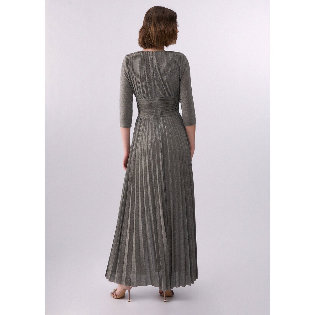 Robe longue élégante en Fil textile vert militaire, LIU JO