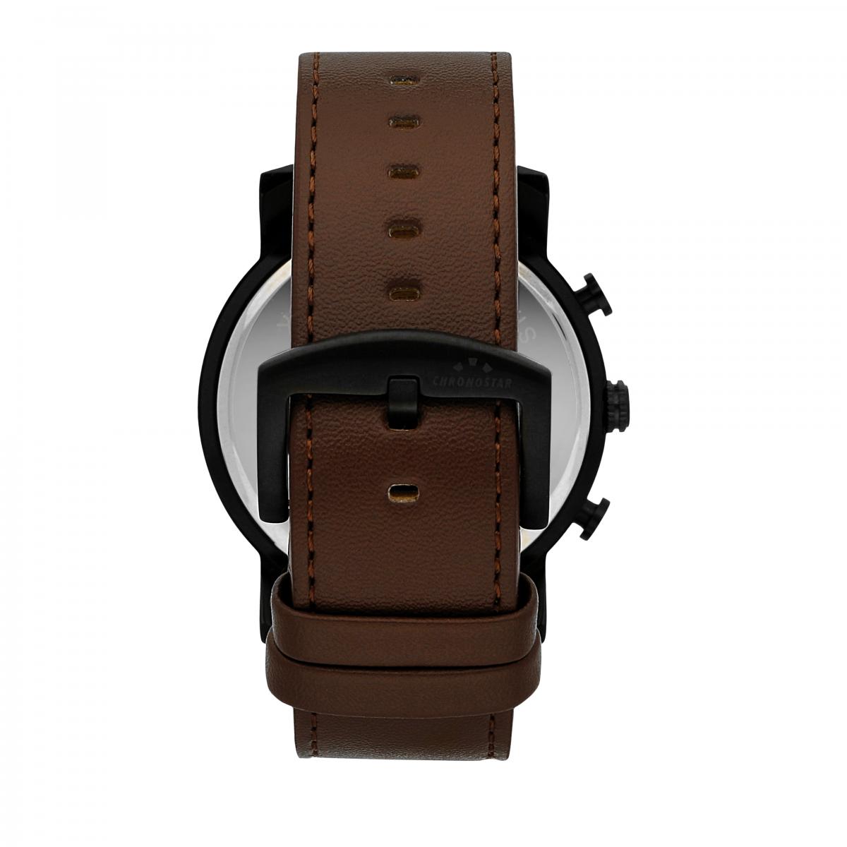 Montre Analogique Casual marron, CHRONOSTAR