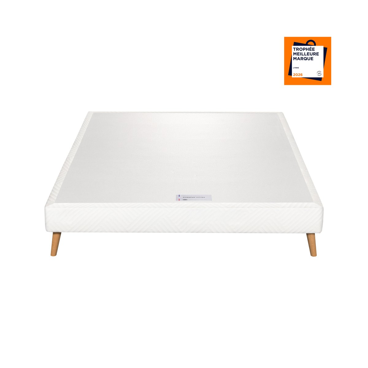 Sommier SIMLAT 2 80X200X15 + PIEDS blanc, SIMMONS