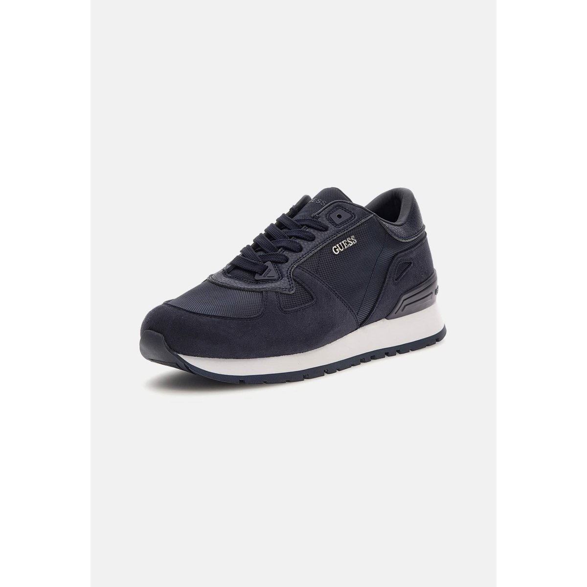 Baskets De Running Tresa Empiècement En Daim bleu, GUESS