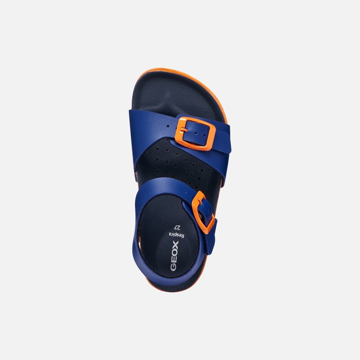 Sandales J GHITA bleu roi/orange, GEOX