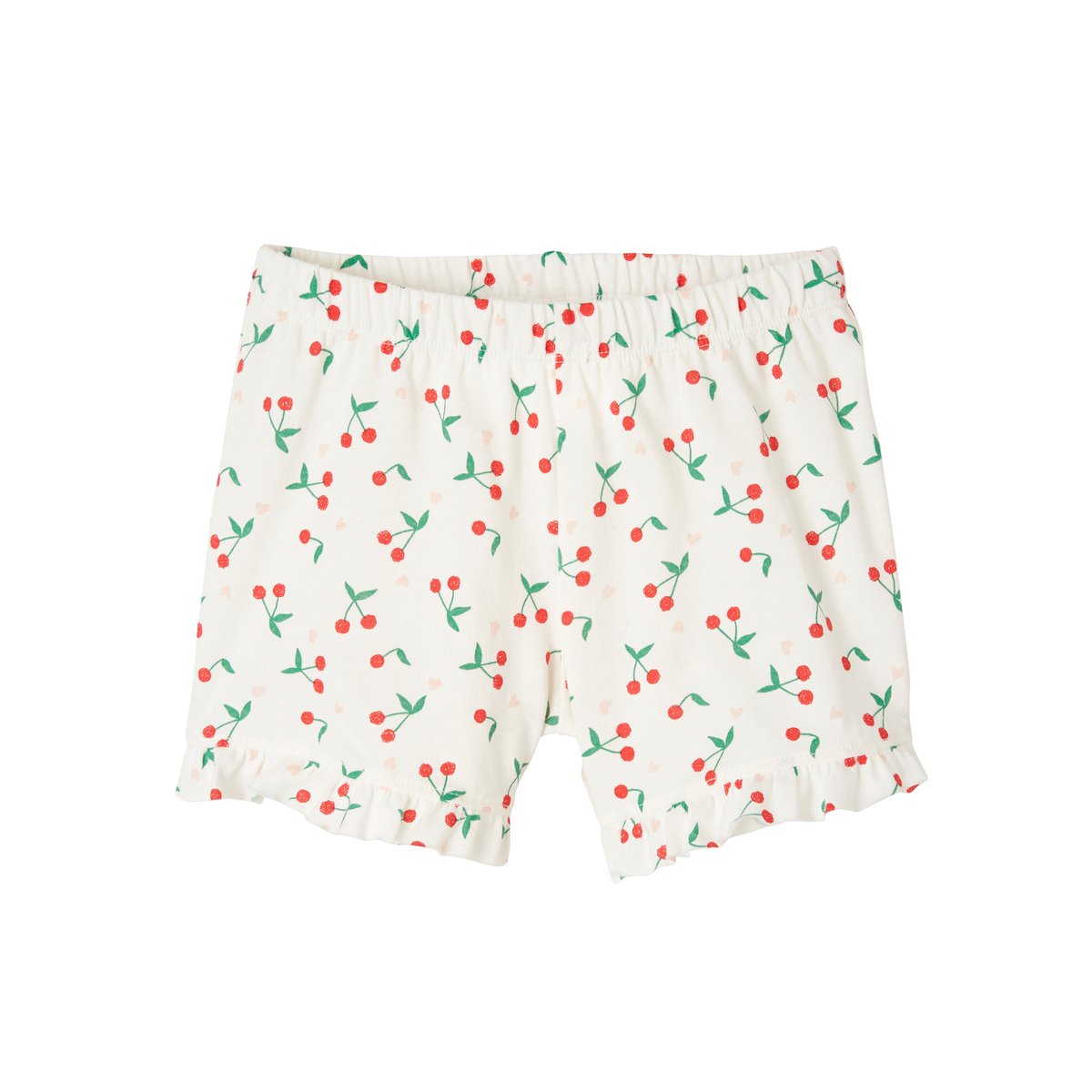 Lot de 2 pyjashorts cerise Oeko-Tex® lot ivoire, VERTBAUDET