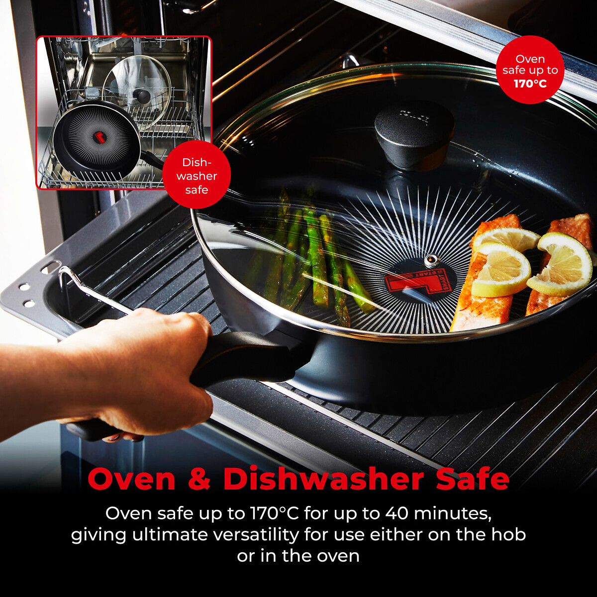 28cm Smart Start Forged Multi-Pan black, TOWER