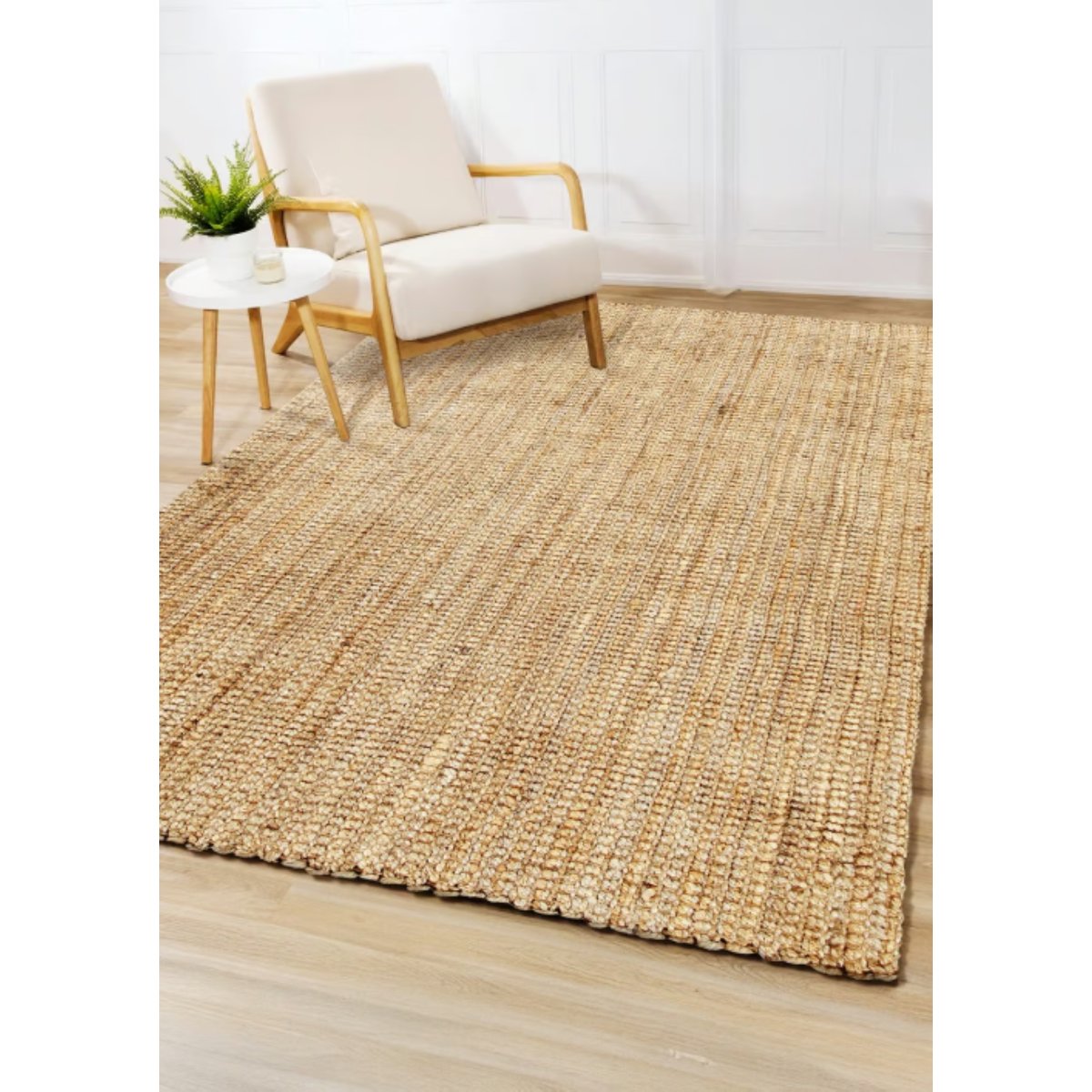 Tapis moderne en jute LUCIANO beige, NOVATREND
