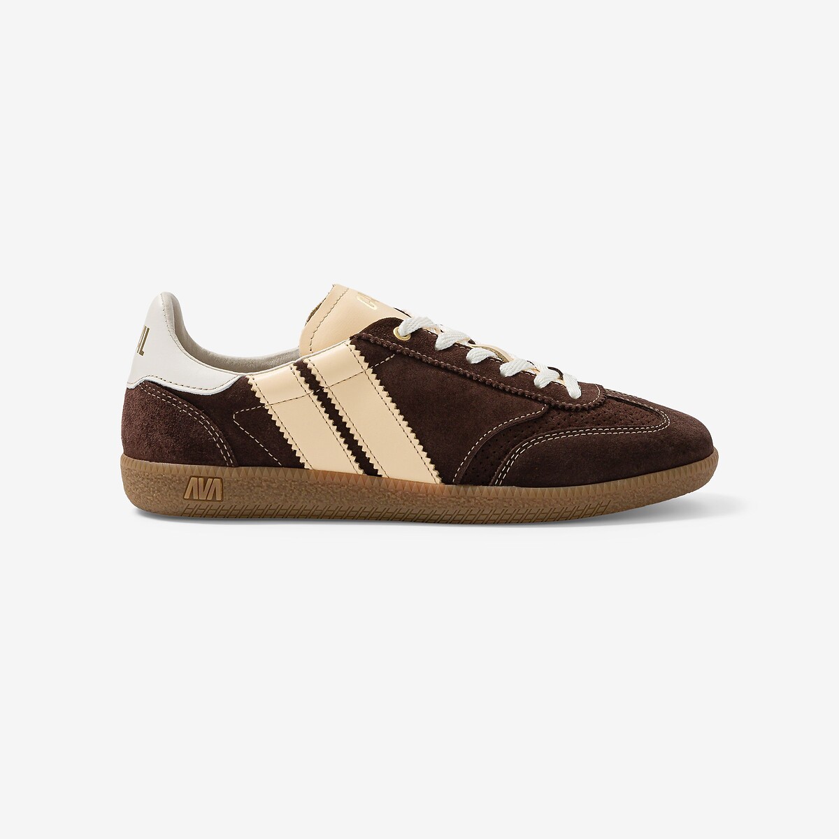 Baskets en cuir suédé Pulse marron, CAVAL