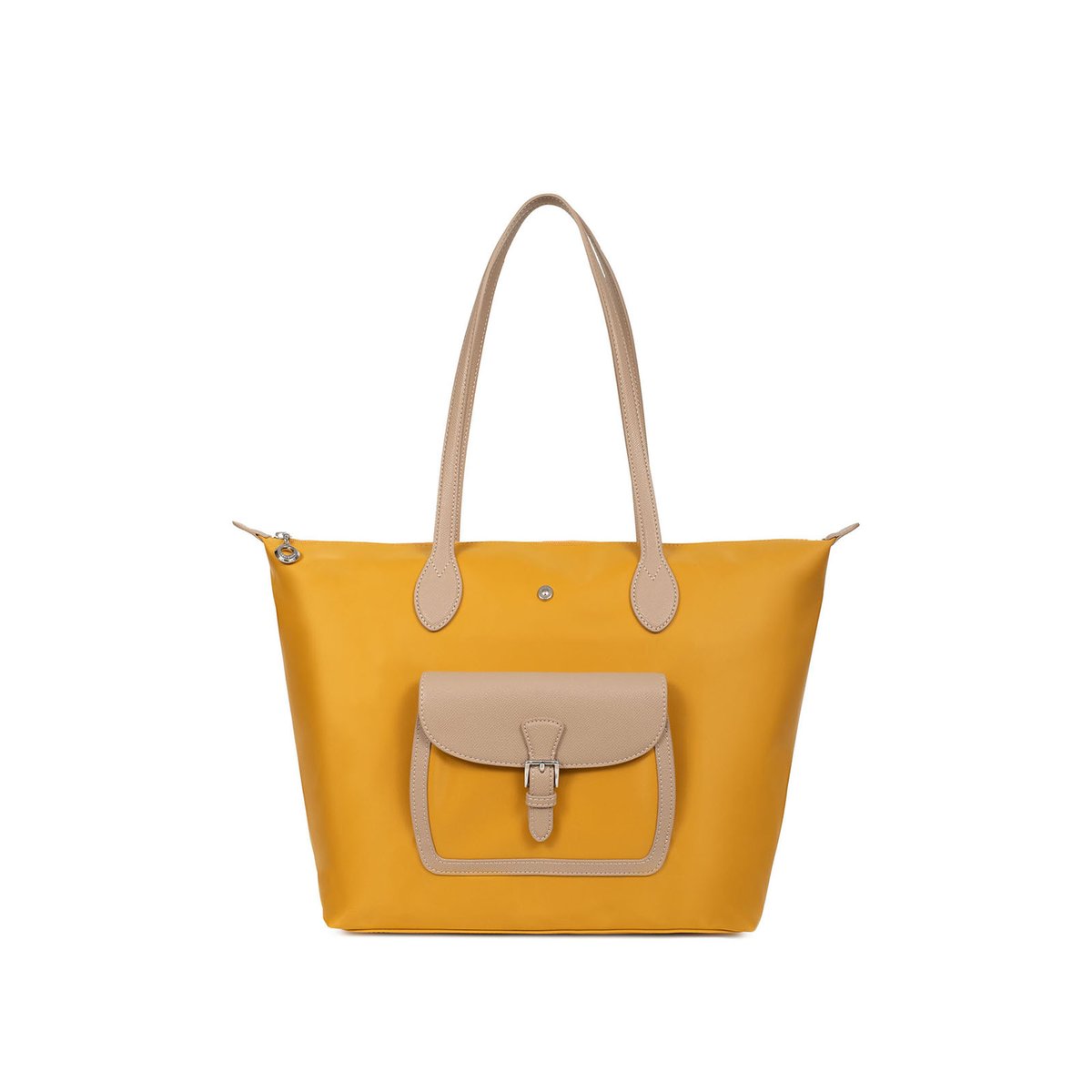 Sac cabas porté épaule KIANA jaune, HEXAGONA