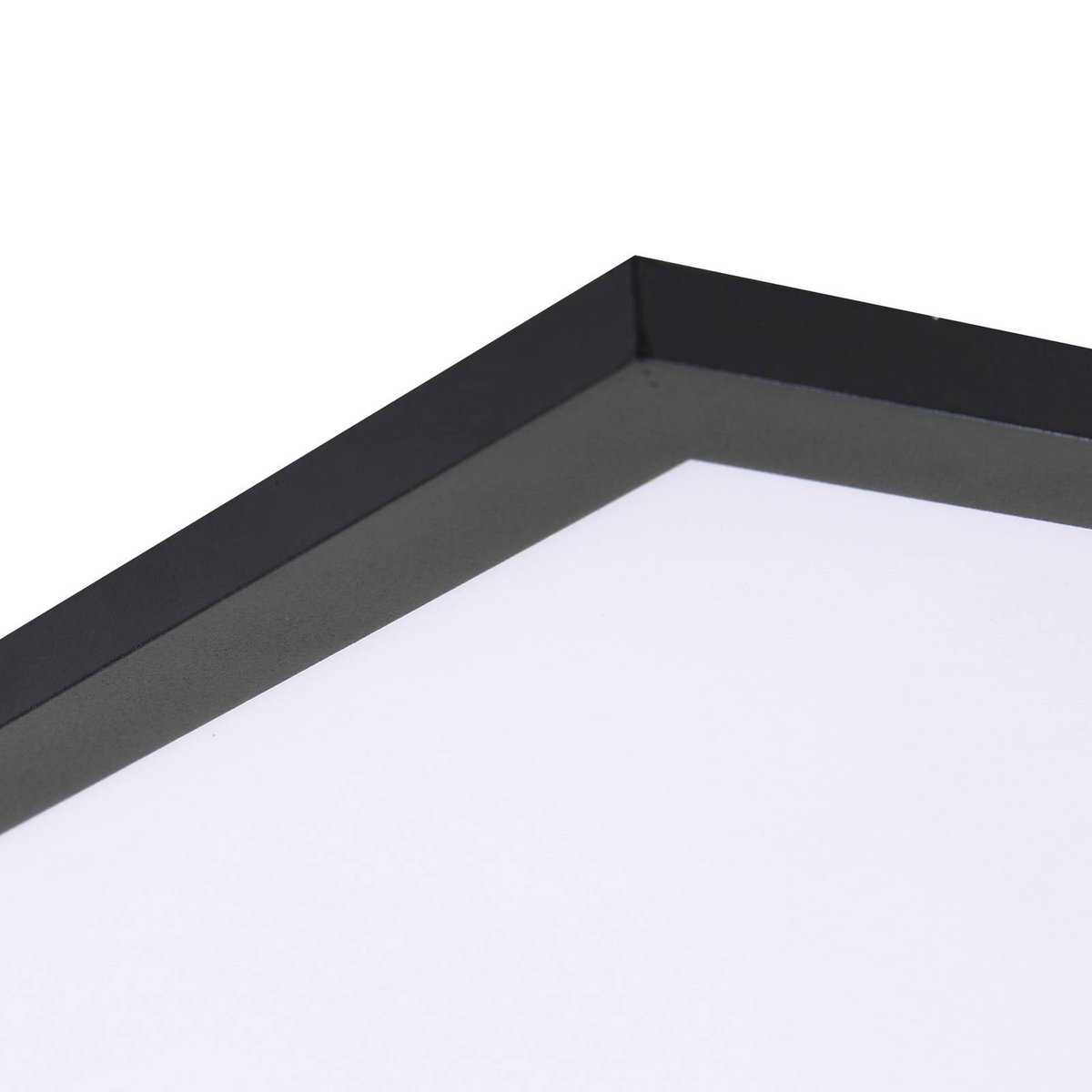 Plafonnier moderneLED, Enhife noir, LINDBY