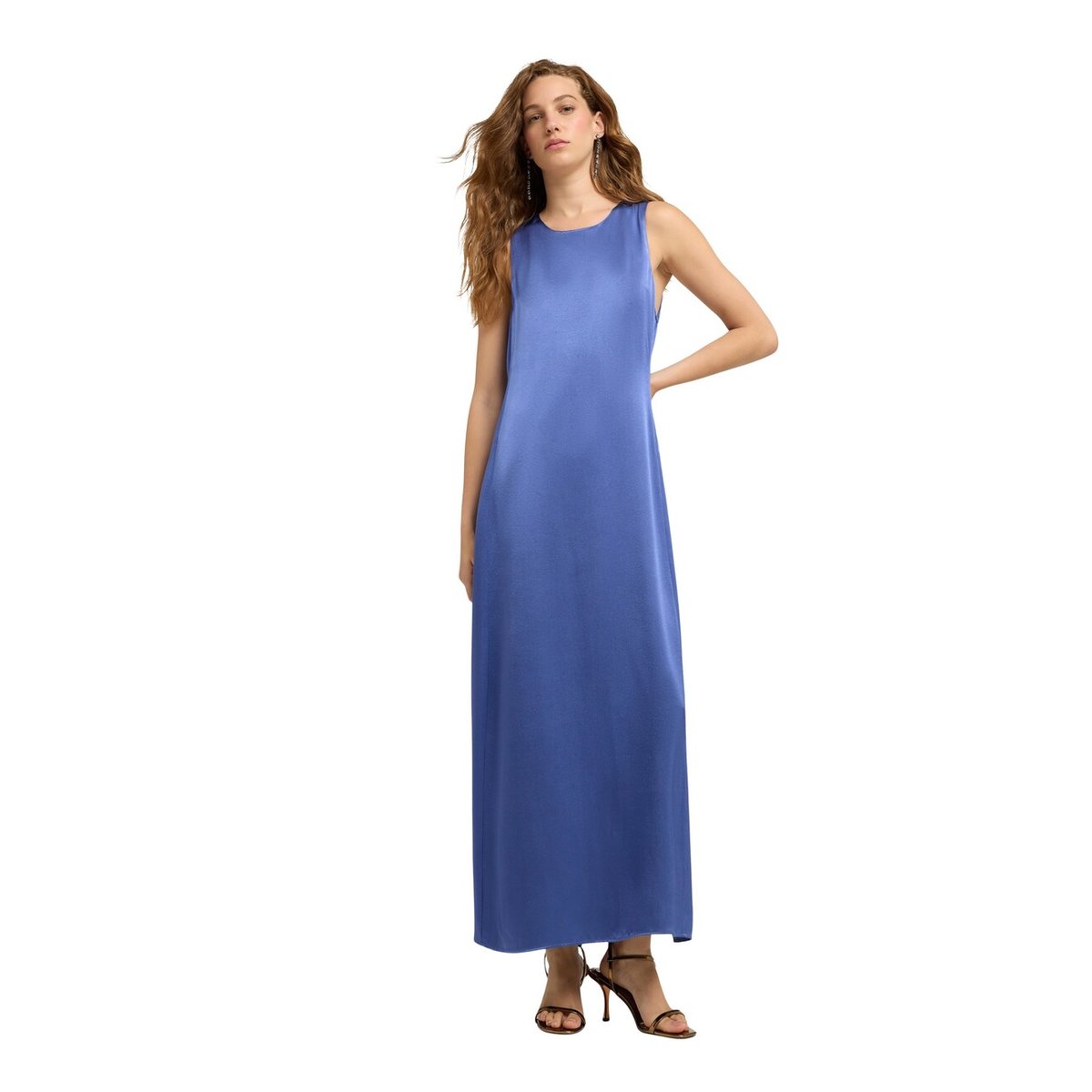 Robe longue ligne A bleu, MOTIVI