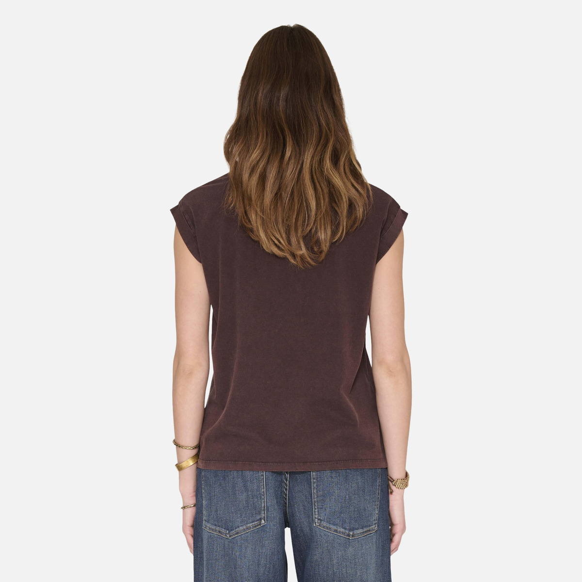 Tshirt TWEG STROKES brown, MKT STUDIO