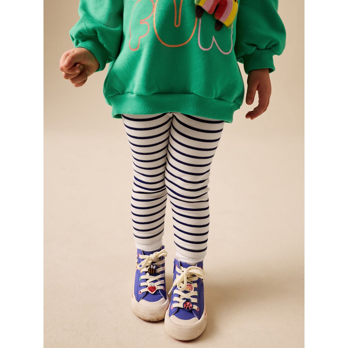 Ensemble legging évasé et sweat arc-en-ciel vert, NEXT
