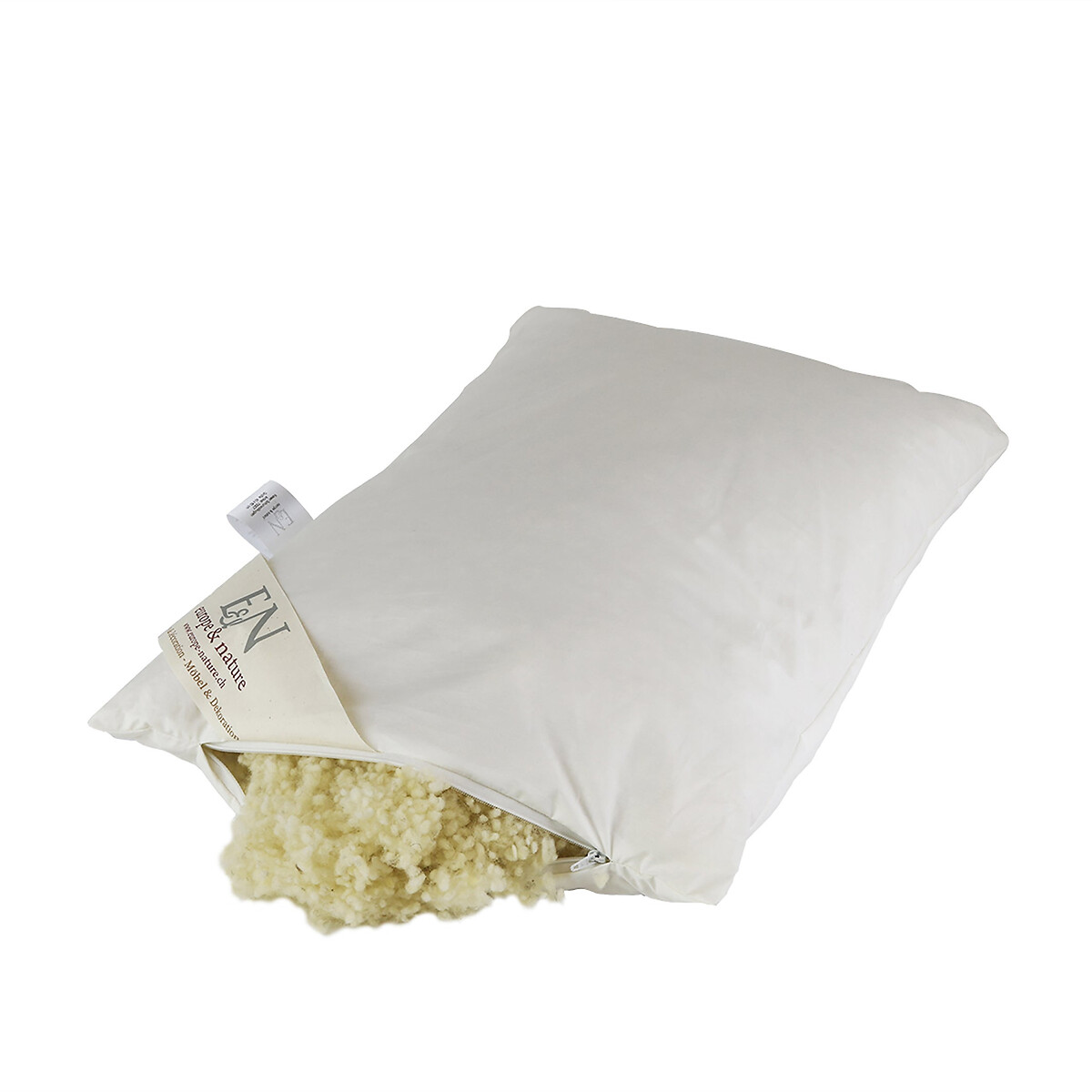 Merino wool pillow beige, EUROPE & NATURE 