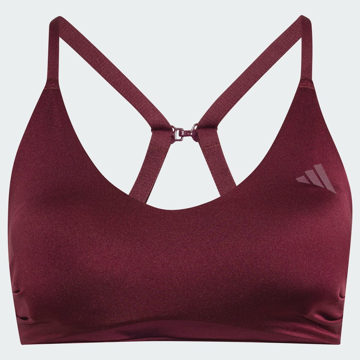 Brassière De Training Brillante Optime Essentials Maintien Léger Brassière De Training Brillante Optime Essentials Maintien Léger maroon, adidas Performance