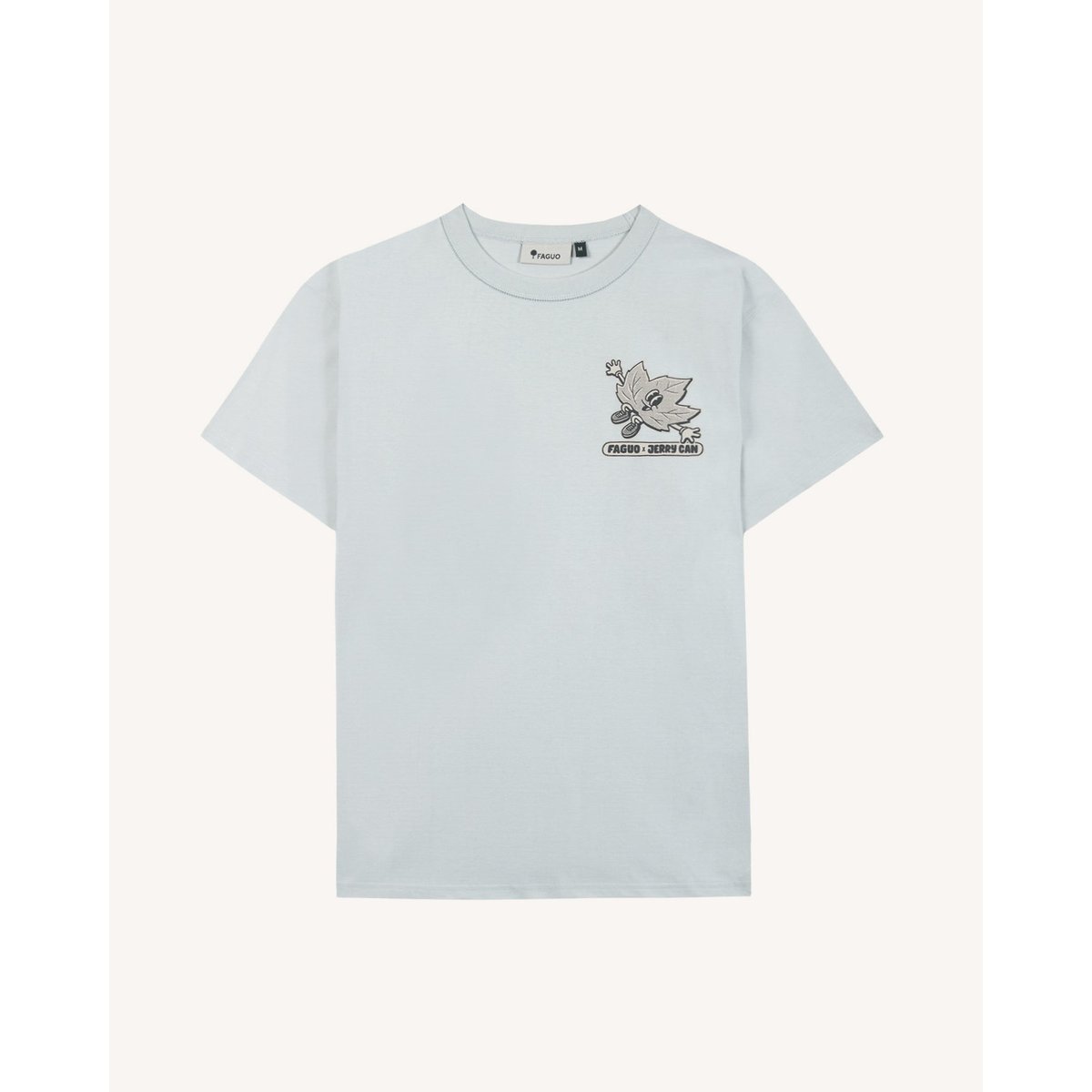 T-shirt en maille bleu clair, FAGUO