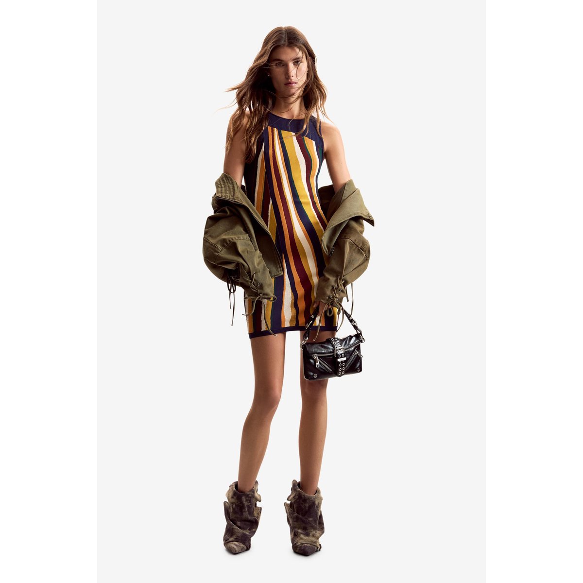 Robe conçue par Mr. Christian Lacroix orange, DESIGUAL