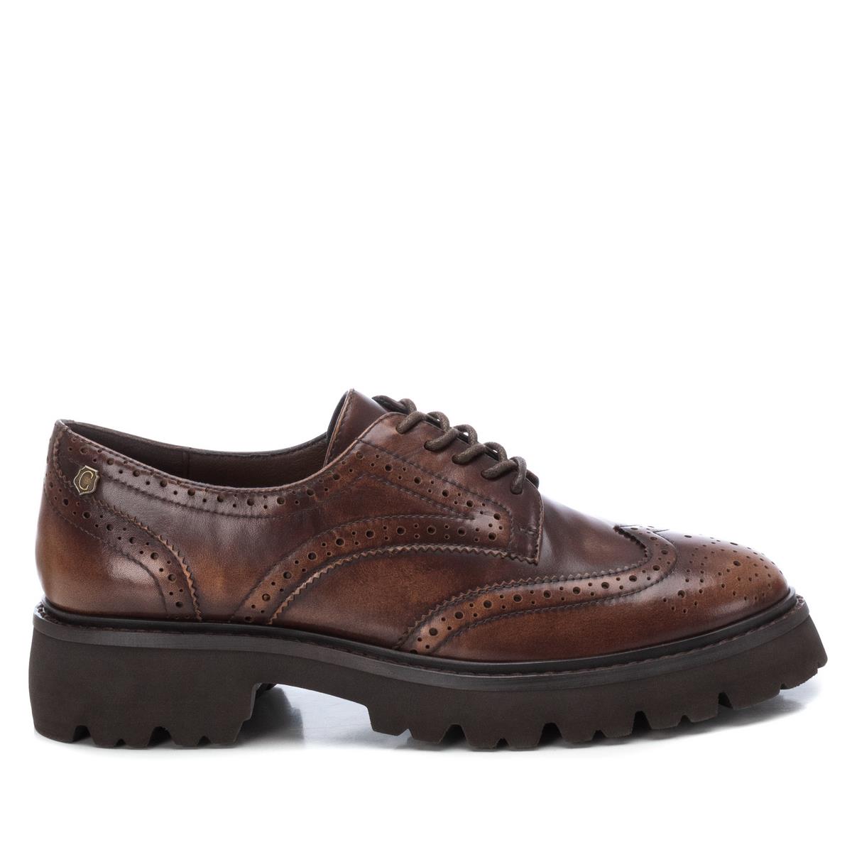 Chaussure Blucher/Derby Plaine Décontractée Lacets brun, CARMELA