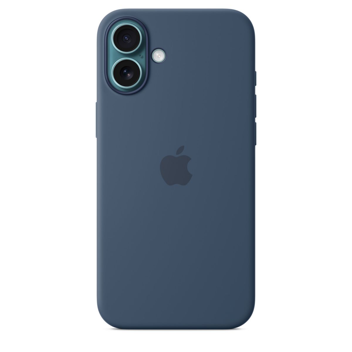 Coque iPhone 16 Plus MagSafe Denim silicone couleur unique, APPLE