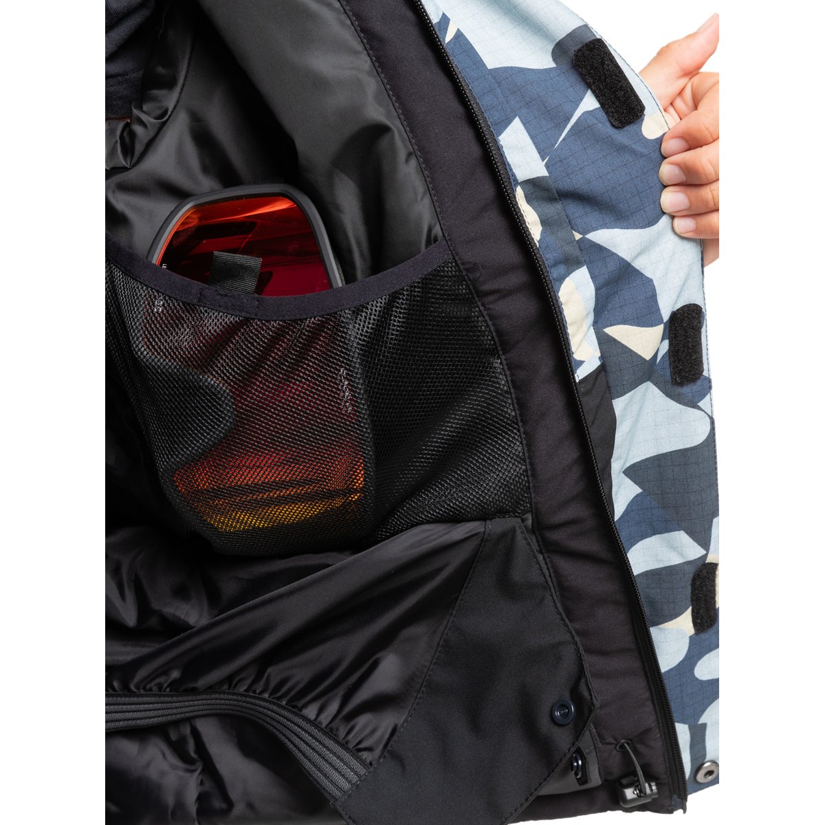 Veste de snow MISSION gris puzzle camo ice flow, QUIKSILVER
