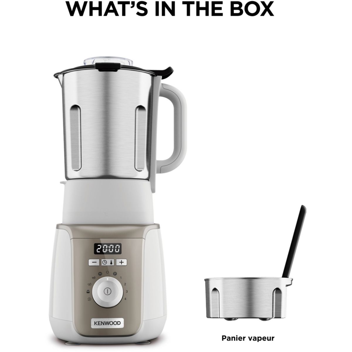 Blender chauffant SOUPEASY+ CBL30.009CP couleur unique, KENWOOD