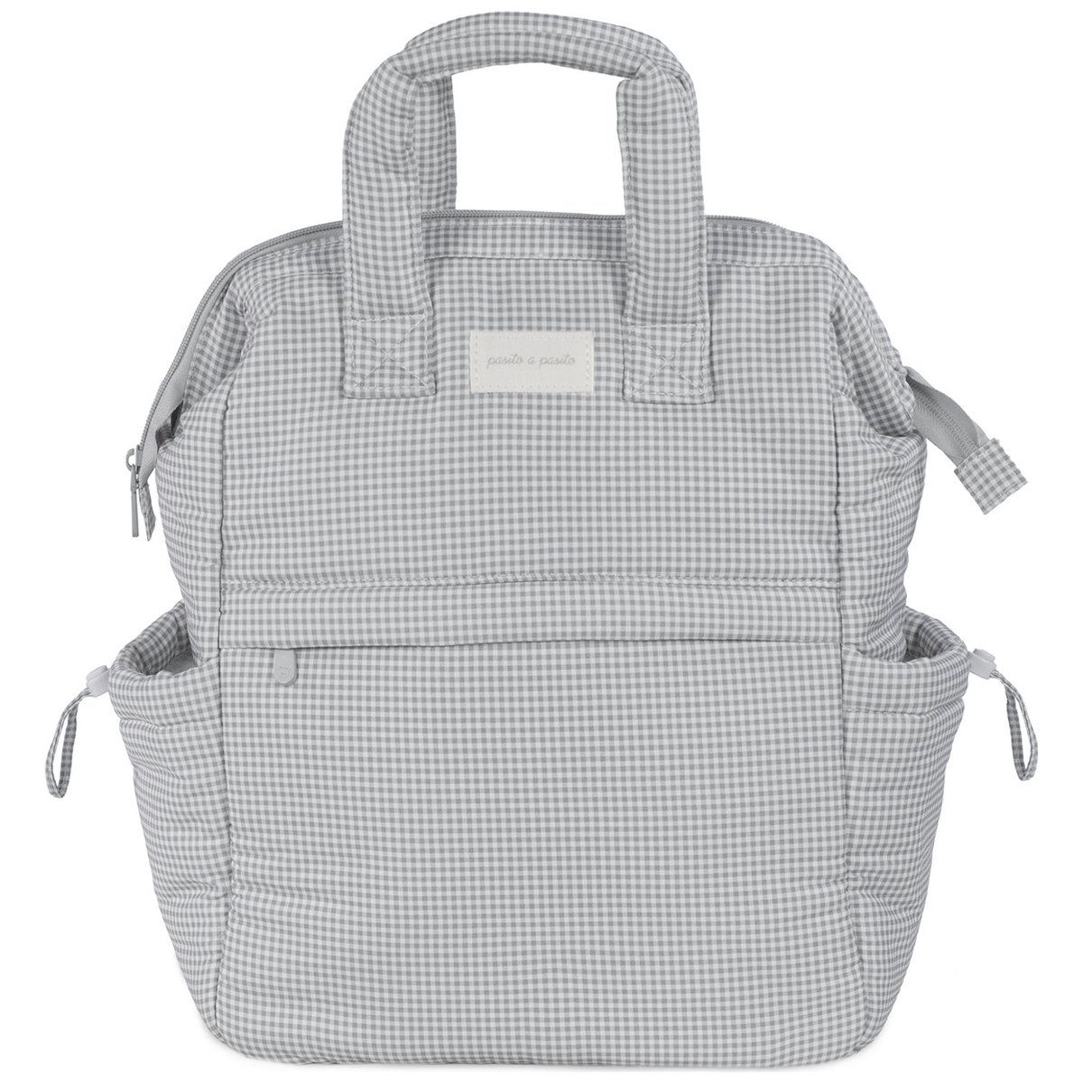 Sac à dos à langer gris, PASITO A PASITO